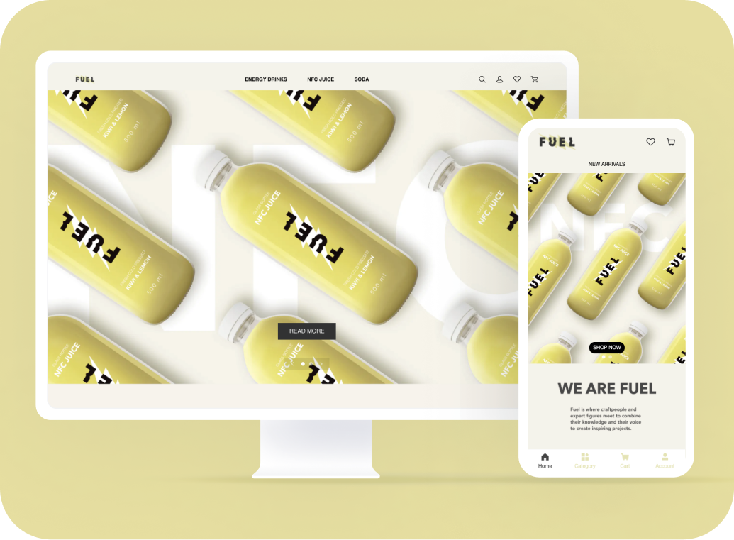 模板推薦 | 年輕跳躍的FUEL 主題，多角度展示、動效視覺一絕！