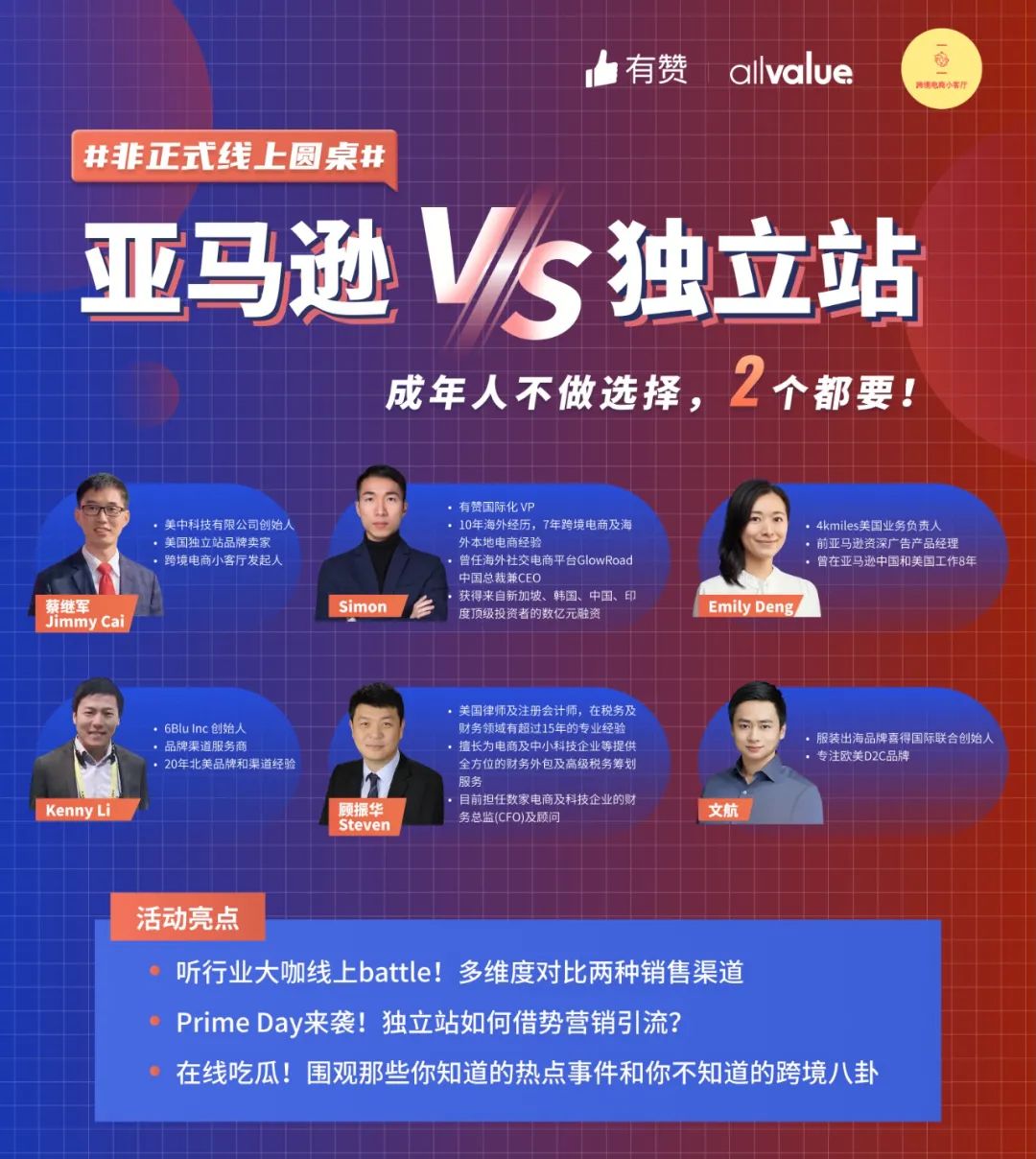 活動回顧 | 亞馬遜VS獨立站，成年人應(yīng)該怎么選？
