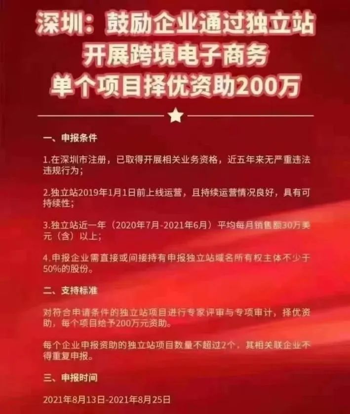 深圳出手應(yīng)對(duì)亞馬遜“封號(hào)潮”，獨(dú)立站賣(mài)家最高補(bǔ)貼200萬(wàn)！